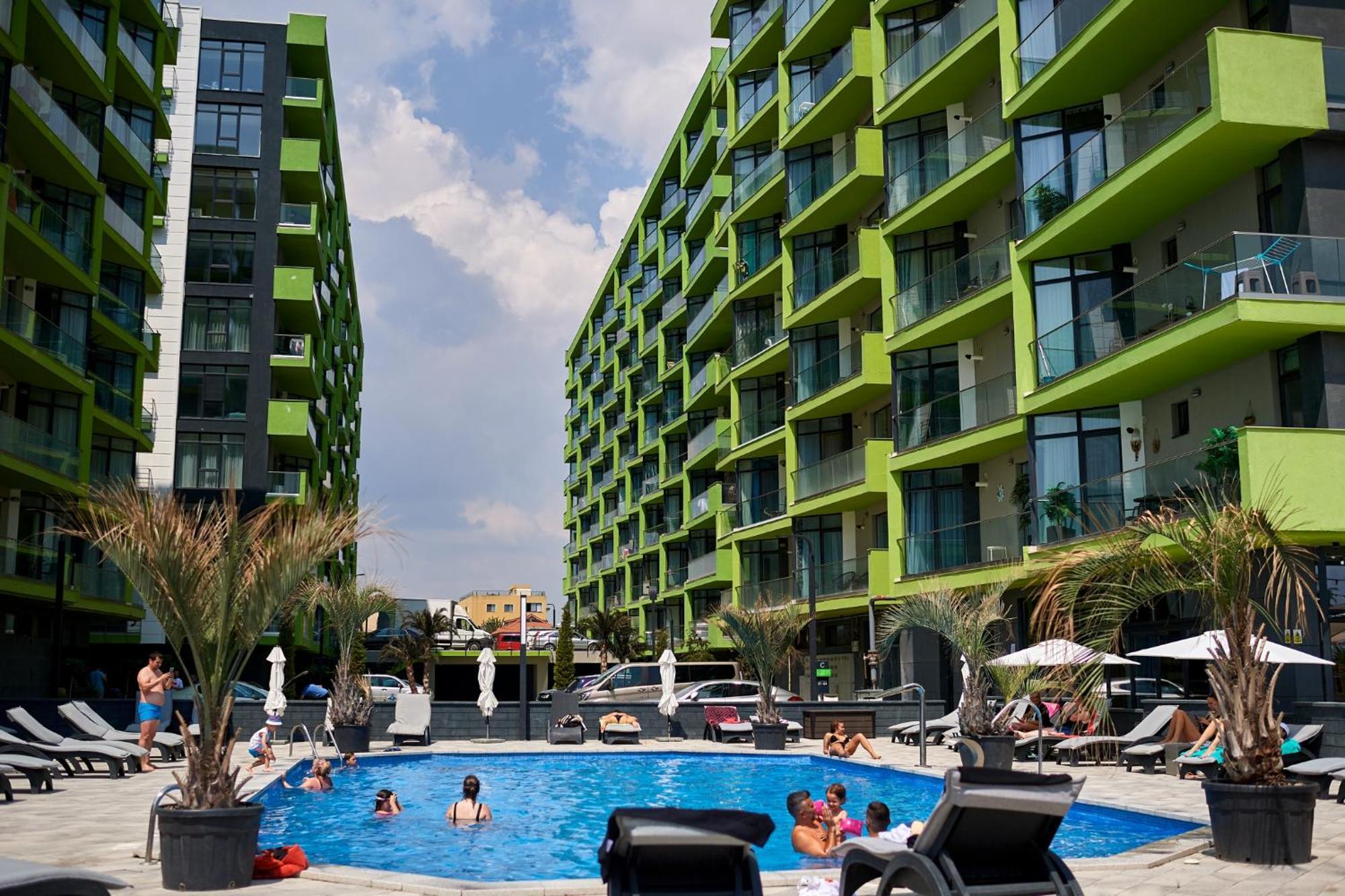 Sara Blu Apartment Spa And Pool Beach Resort มามายา ภายนอก รูปภาพ